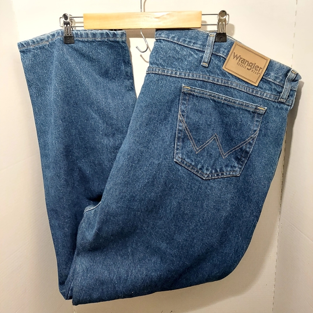 Wrangler Men's Classic Blue Denim Jeans